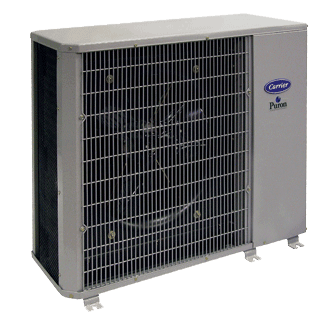 Carrier Performance 13 compact central air conditioner.