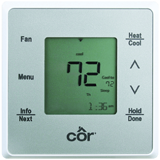Côr<sup>®</sup> 5C Wi-Fi<sup>®</sup> Thermostat.