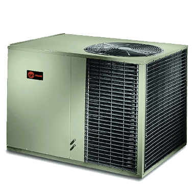Trane XR14c XR14h Over/Under packaged heat pump systems.