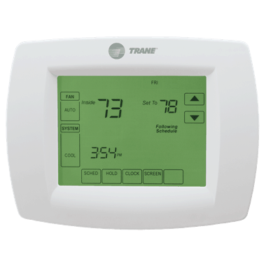 Trane XL800 thermostat.